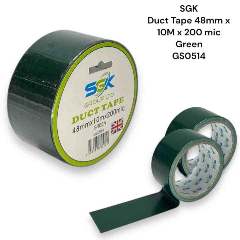 Duct Tape 48mm X 10m GREEN GS0514