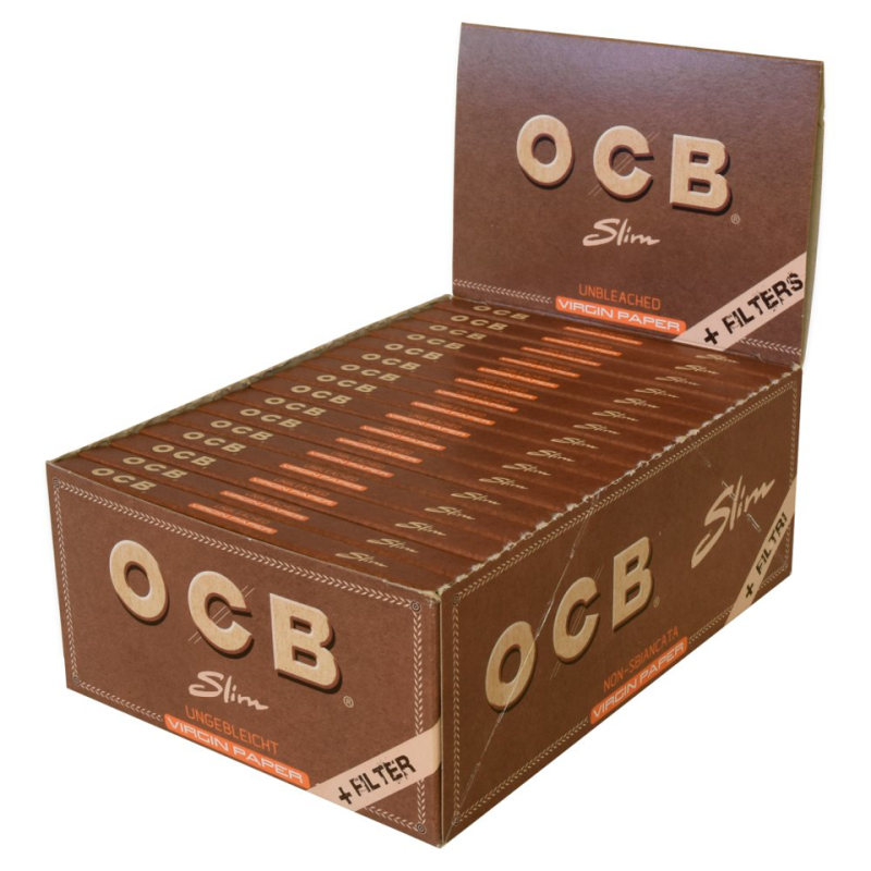 OCB Brown KS Slim PK50