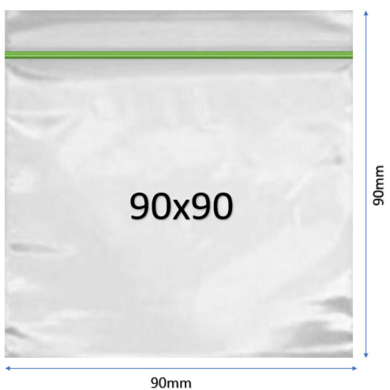 Plain Baggy Zipper 90x90