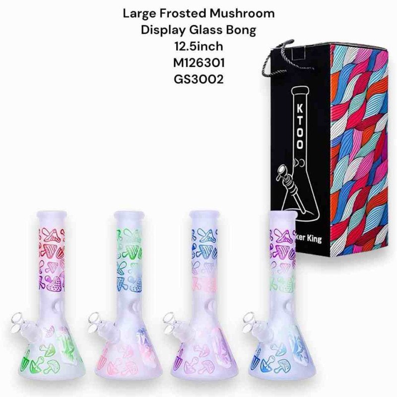 GS3002 - GLASS BONG 12.5 INCH M126301X Mix