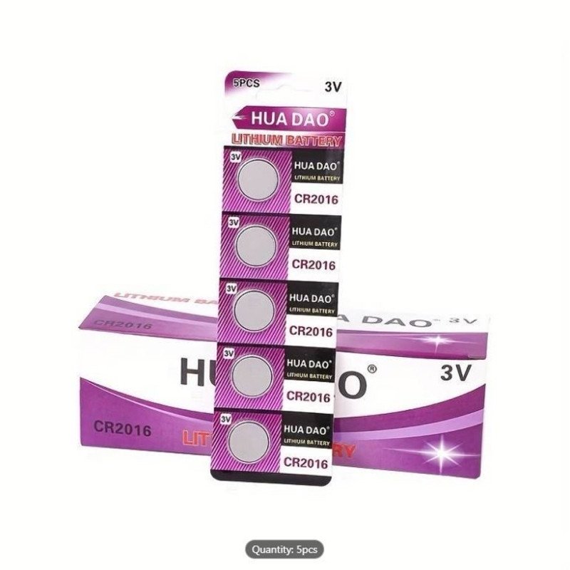 GS1974 - HUADAO Lithium Battery 3.V CR2016 PK5