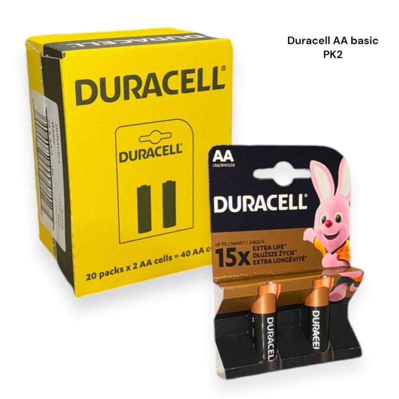 Duracell Basic AA PK2