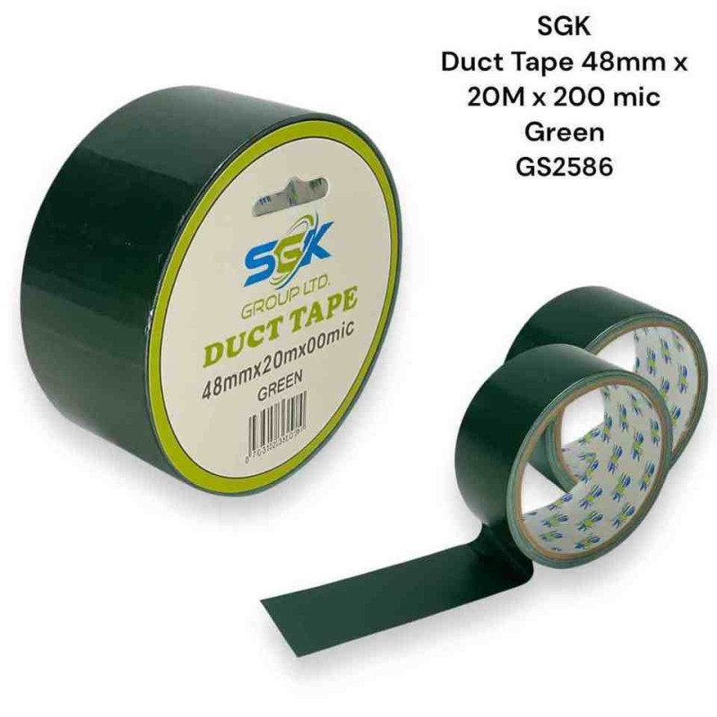 Duct tape 48MM x 20M GREEN GS2586