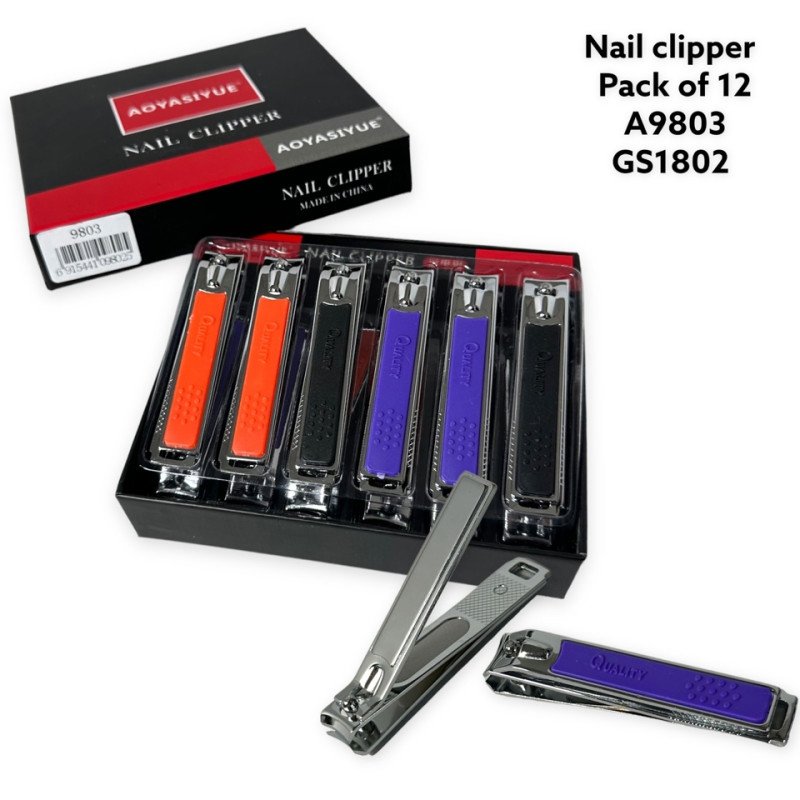 NAIL CLIPPER PK12 A9803 9803 - GS1802