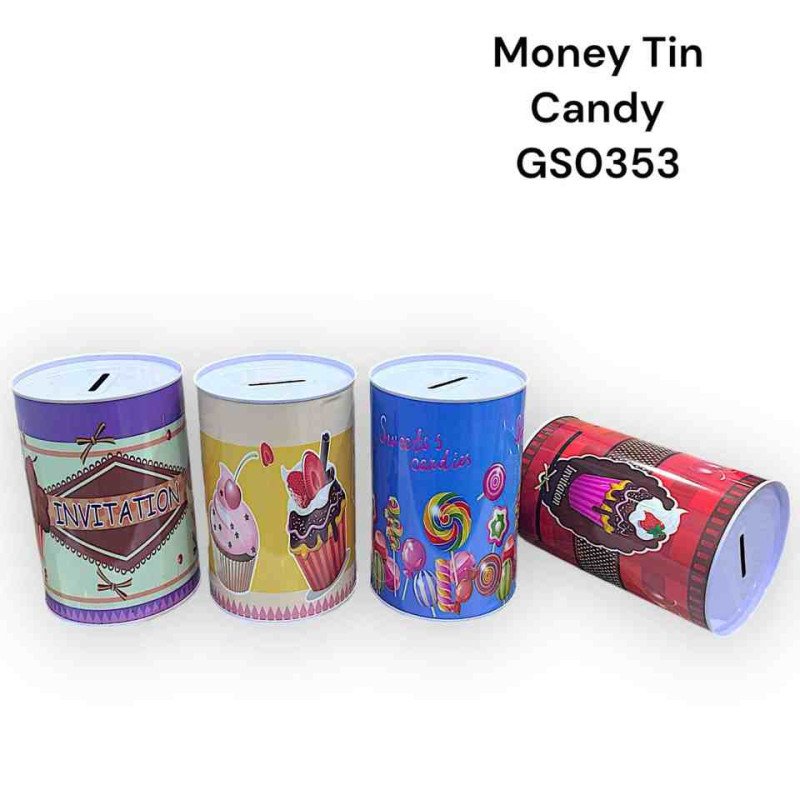 Money tin candy GS0353