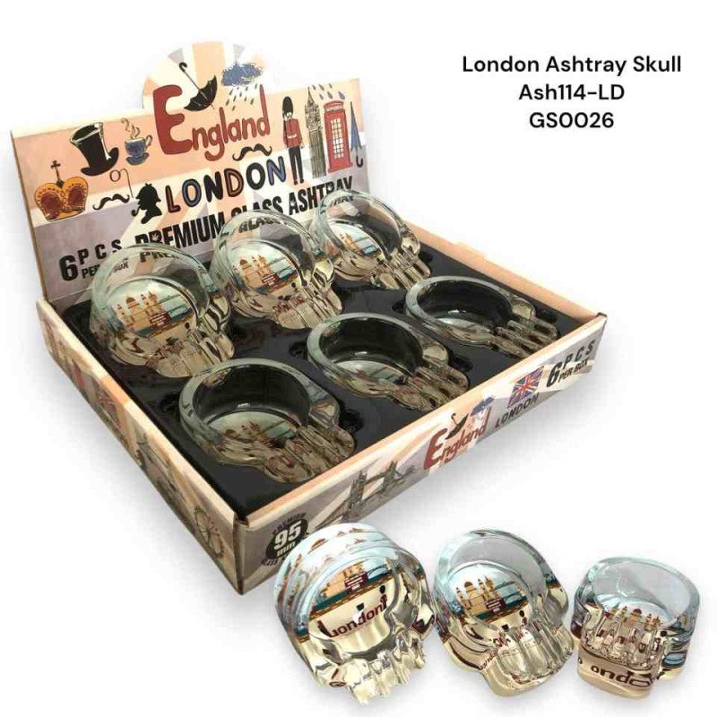 GS0026 - GLASS ASHTRAY ASH114-LD