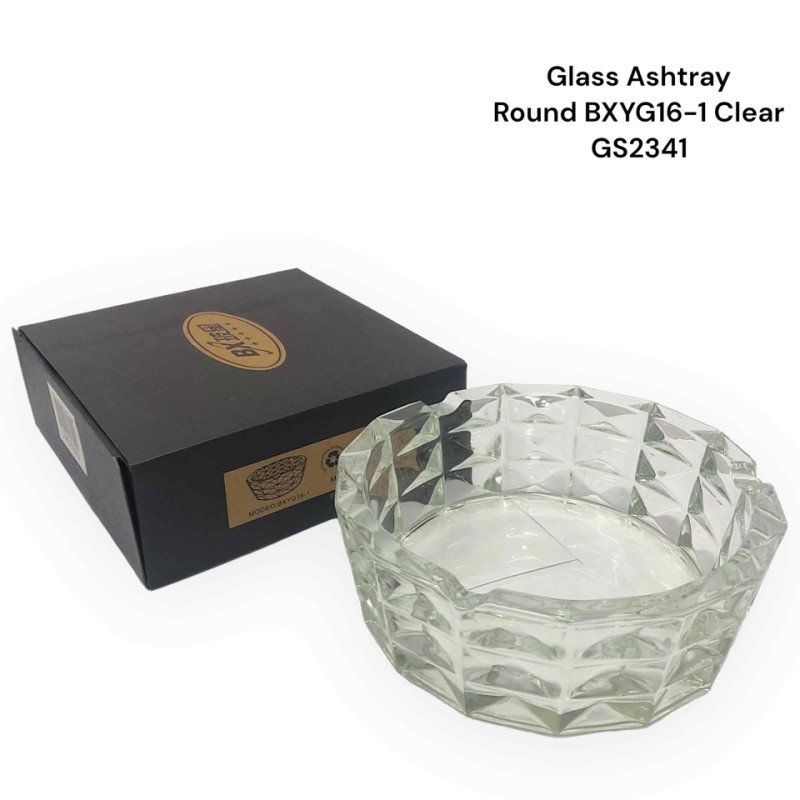 GS2341 - Ashtray Glass BXYG16-1 clear