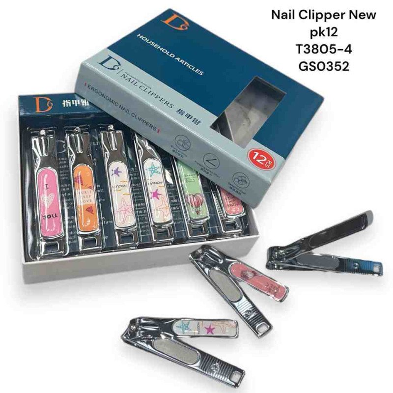Nail Clipper - T3805-4 Pack Of 12 GS0352