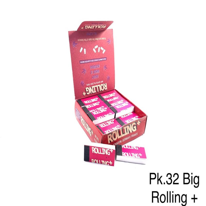 Rolling + Filter Tip Indian Red Box Of 32