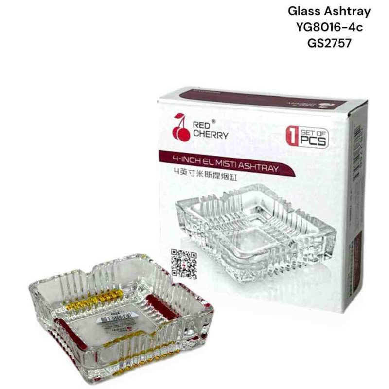 GS2757 - Glass Ashtray XMYG8016-4C