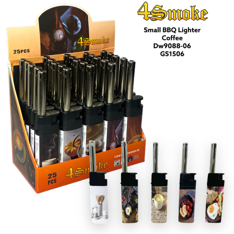 4 Smoke BBQ Lighter PK25 DW9088-06 COFFEE - GS1506
