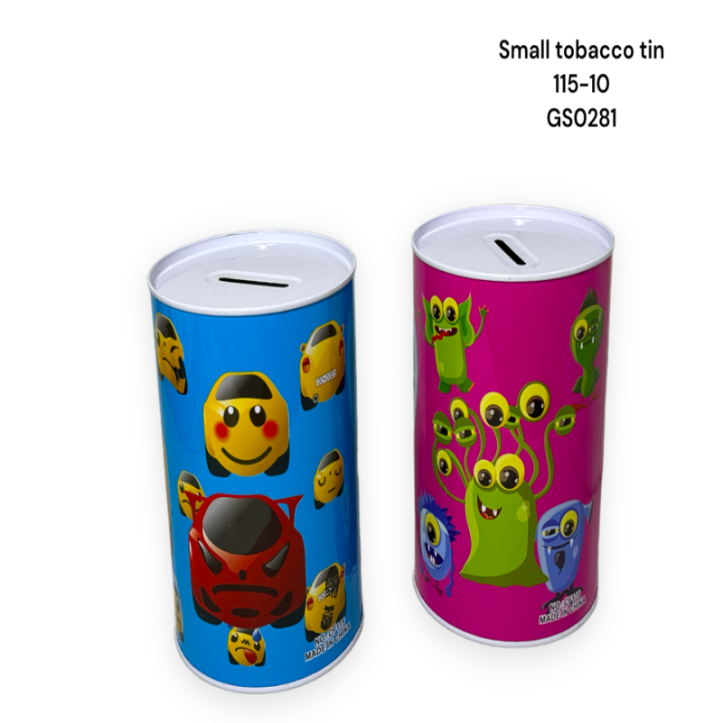 Money Tin Small CARTOON 2 - GS0281