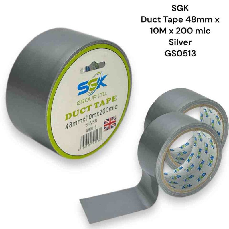 Duct Tape 48mm X 10m SILVER GS0513
