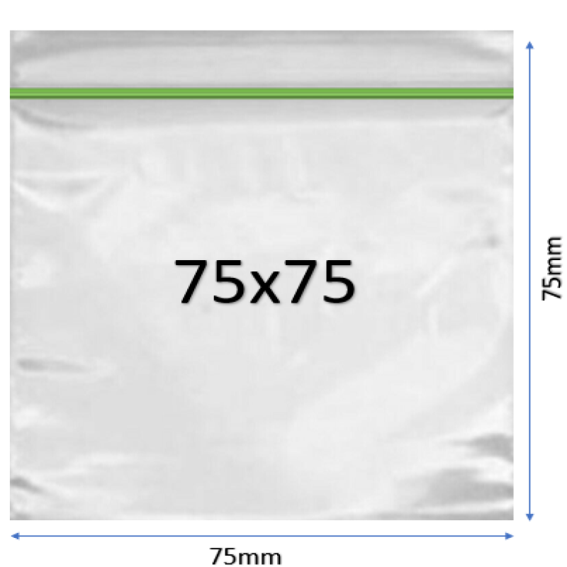Plain Baggy Zipper 75x75