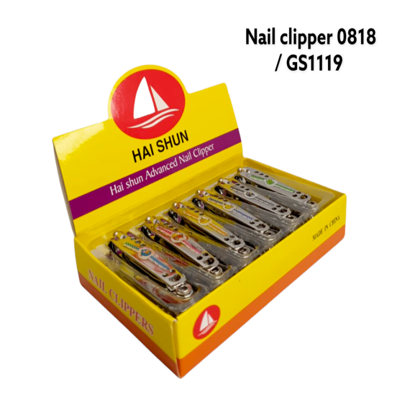 Nail Clipper - 0818 Pack Of 12 New - GS1807