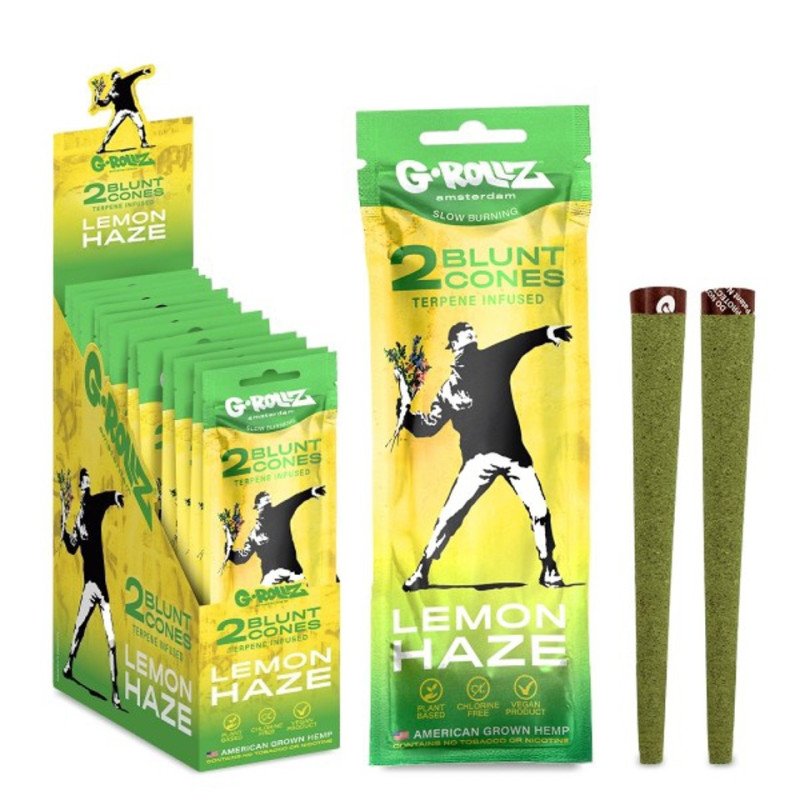 G-Rollz Terpene Infused Wrap Lemon Haze 12x2