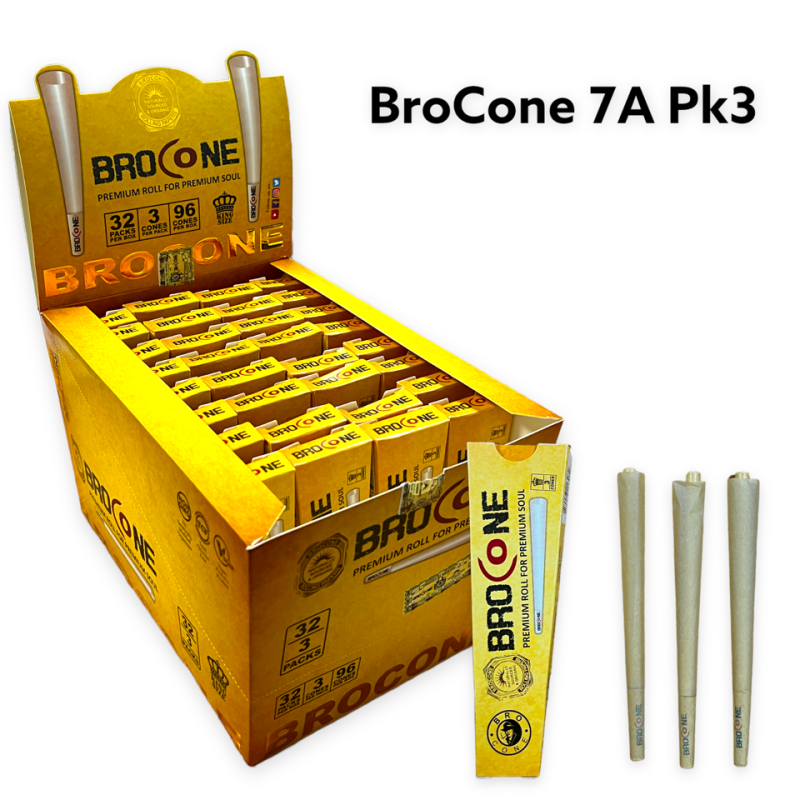 brocone prerolled cone pk3 7a box