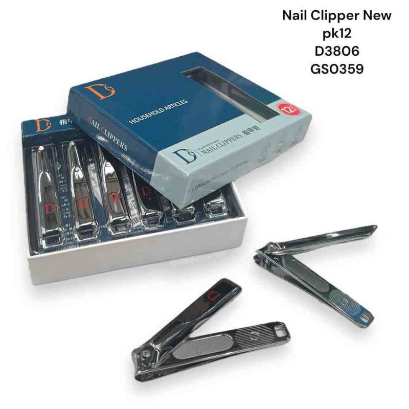Nail Clipper D3806 Pack of 12 Mix design GS0359