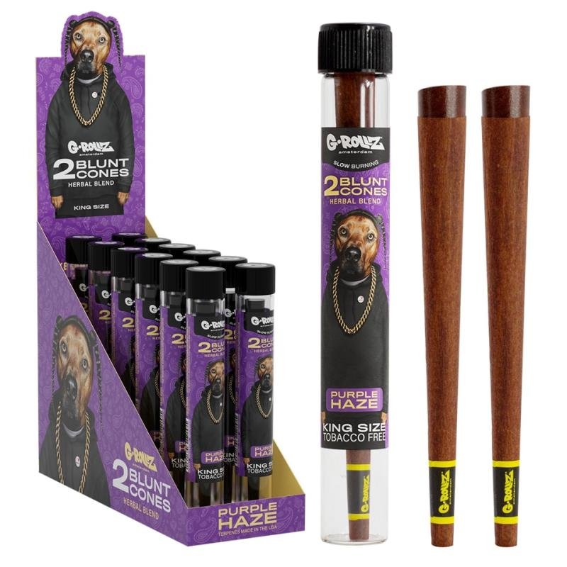 G-Rollz Blunt Cones PK12x2- Purple Haze