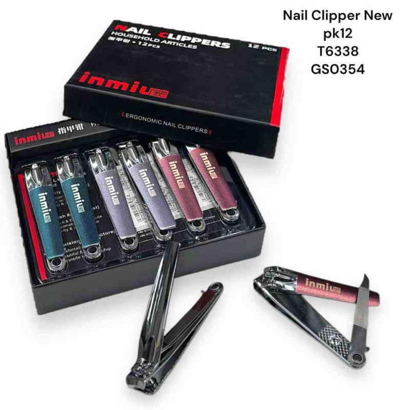 Nail Clipper - T6338 Pack Of 12 GS0354