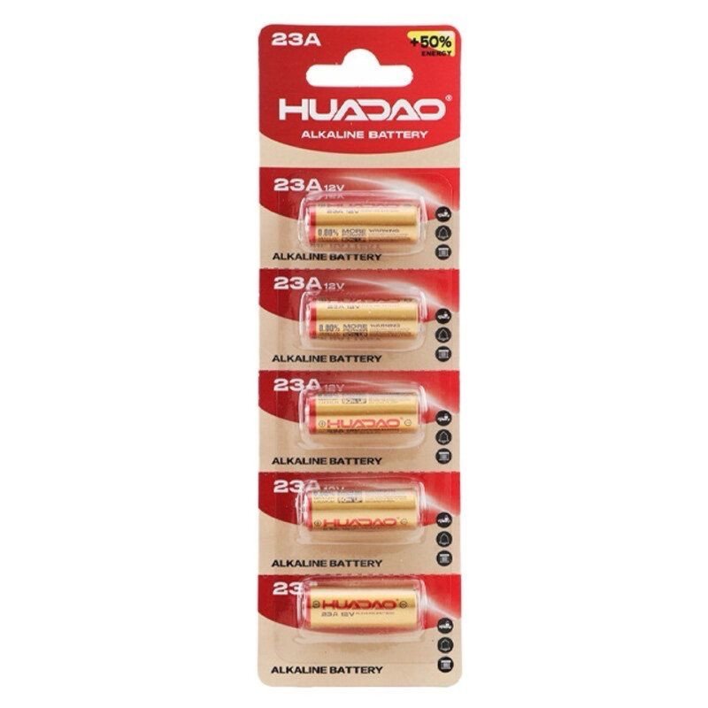 GS1975 - HUADAO Alkaline Battery 12V 23A A23 PK5